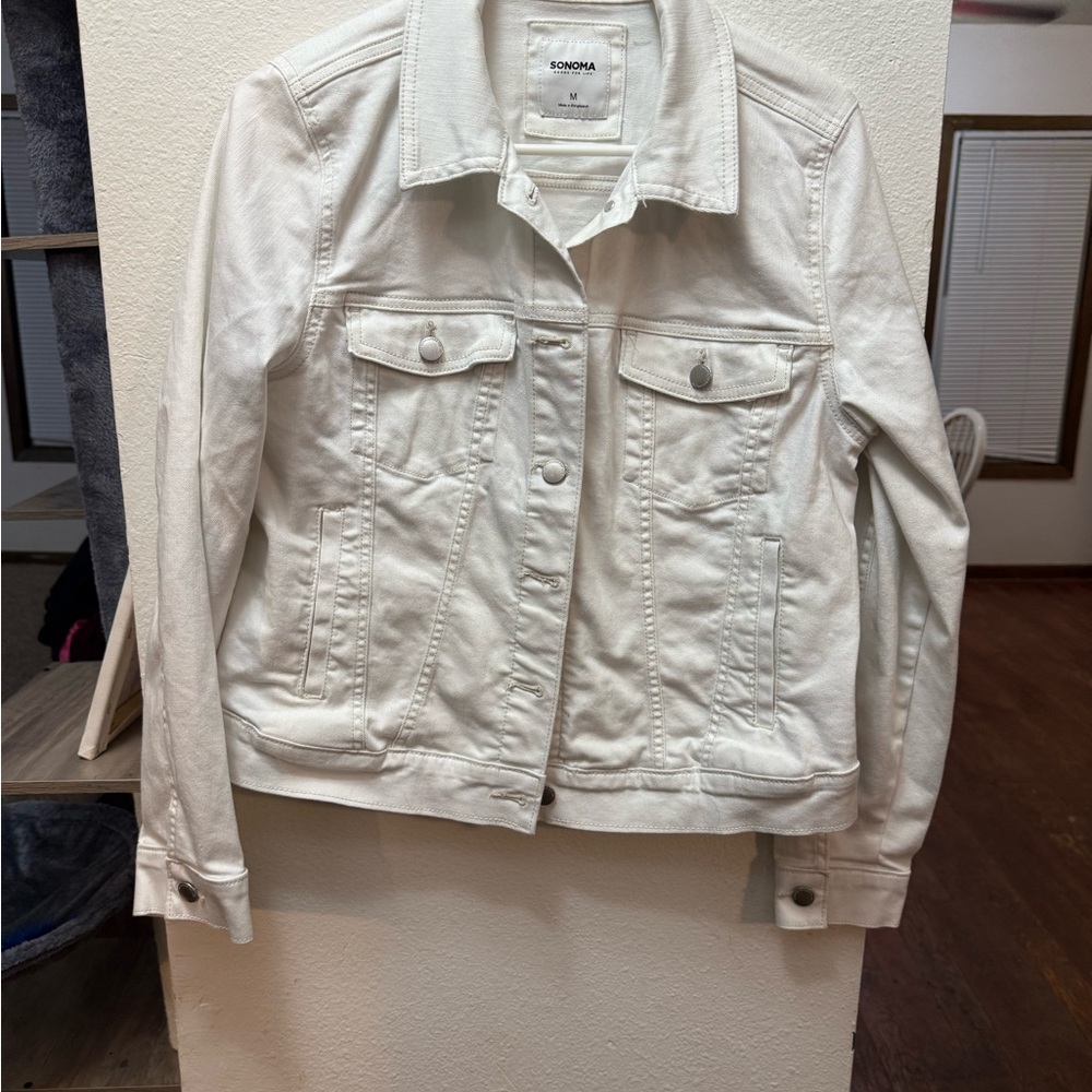 Sonoma Off-White Denim Jacket